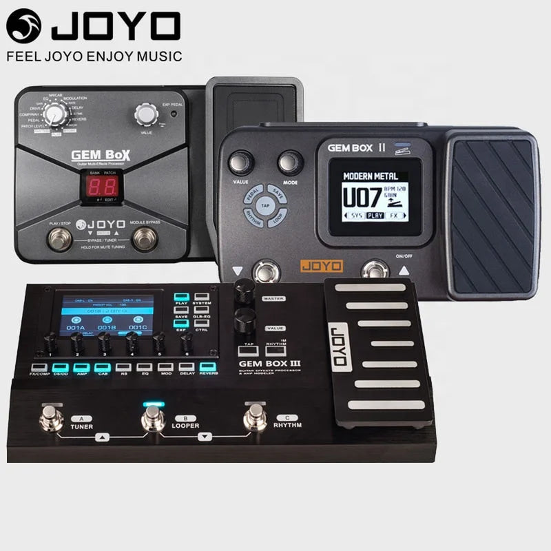 JOYO Electric Wood Guitar Integrated Digital Synthesis Effector GEM-BOX III Upgraded Loop Drum Musical Instruments Accessories