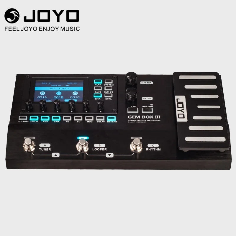 JOYO Electric Wood Guitar Integrated Digital Synthesis Effector GEM-BOX III Upgraded Loop Drum Musical Instruments Accessories