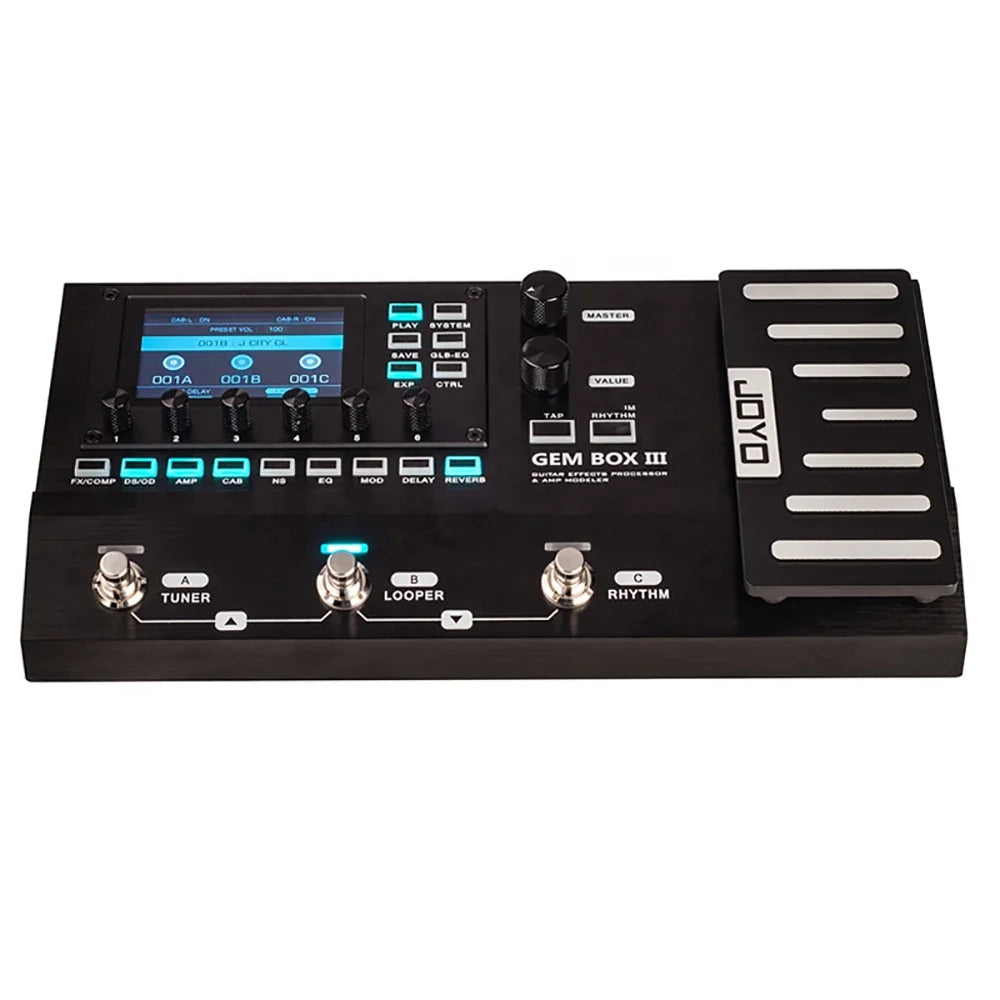 JOYO Electric Wood Guitar Integrated Digital Synthesis Effector GEM-BOX III Upgraded Loop Drum Musical Instruments Accessories