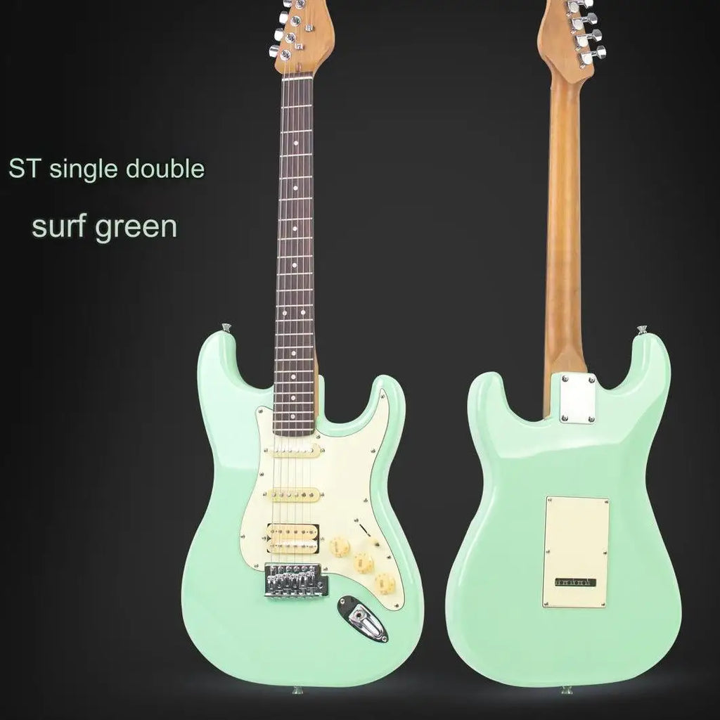 High Quality OEM Electric Guitar Single Double ST 39-Inch Entry-Level Acrylic/Wood 6 Strings ST Electric Guitar for Beginner